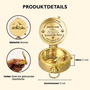 Personalisierter Kompass - Für Sohn Tochter Enkelin Enkel - Degpb16004