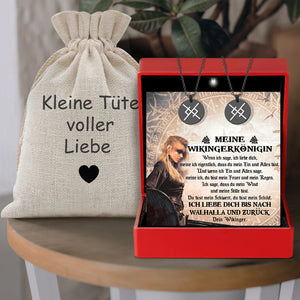 Stärke-Runenketten Ewige Liebe Für Paare - Wikinger - Meine Wikingerkönigin - Ich Liebe Dich - Degawi13001