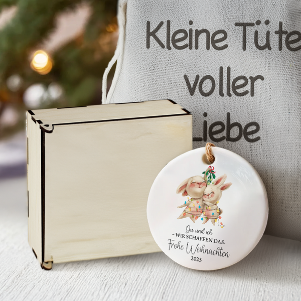 Weihnachtsornament - Familie - An Meinen Liebsten - Frohe Weihnachten 2025 - Degapa26010