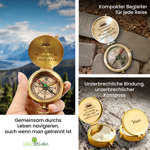 Personalisierter Kompass - Reisen Wandern Camping - Für Mann Frau - Degpb26015
