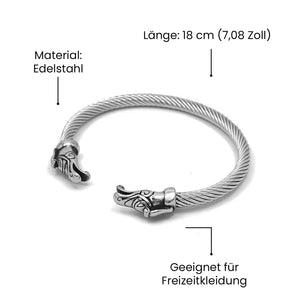 Nordisches Drachenarmband - Wikinger - An Meine Sohn - Dass Du Niemals Verlierst - Degbzi16001