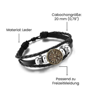 Personalisierte Wikinger Kompass Armband - Wikinger - An Meinen Sohn - Du Niemals Verlierst - Degbla16002