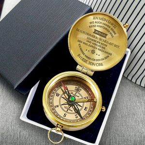 Personalisierter Gravierter Kompass - Familie - An Meinen Enkel - Degpb22001