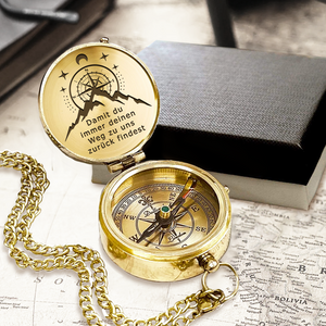 Gravierter Kompass - Damit Du Immer Deinen Weg Zu Uns Zurück Findest - Degpb26022