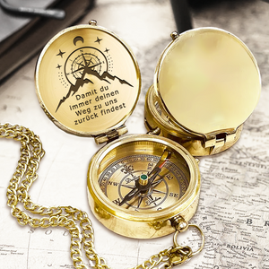 Gravierter Kompass - Damit Du Immer Deinen Weg Zu Uns Zurück Findest - Degpb26022