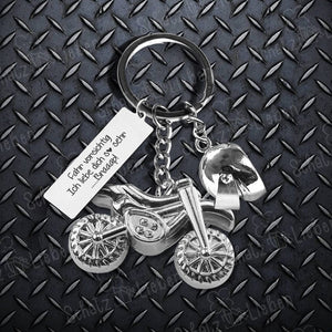 Dirtbike-Helm Schlüsselanhänger - Biker - An Meinen #1 Motocrosser - Fahr Vorsichtig - Degkey12001