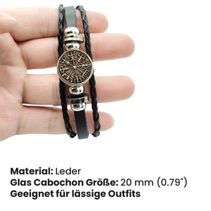 Personalisierter Wikinger Kompass Armband - Mein Wikinger - Ich Liebe Dich - Degbla26001