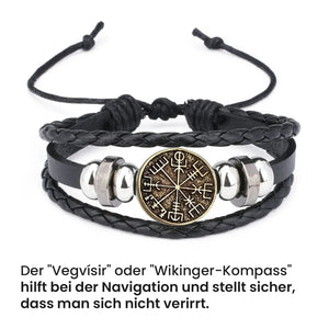 Personalisierter Wikinger Kompass Armband - Mein Wikinger - Ich Liebe Dich - Degbla26001