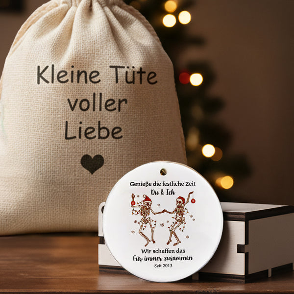 Personalisierte Weihnachtsornament - Familie - An Meinen Liebsten - Forever Together - Degapa26008