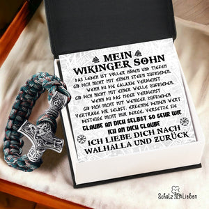 Wikinger Thors Hammer Armband - Wikinger - An Mein Wikinger Sohn - Besteige Nicht Nur Berge, Versetze Sie - Degbo16004