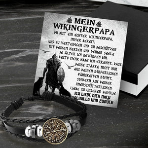 Wikinger Kompass Armband - Wikinger - An Meinen Wikingerpapa - Du Bist Ein Echter Wikingerpapa - Degbla18002