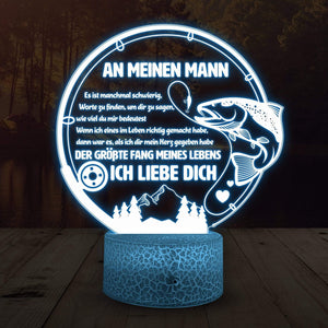 3D Led-Licht - Angeln - An Meinen Mann - Ich Liebe Dich - Deglca26008