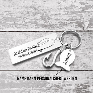 Angelhaken Schlüsselanhänger - Angeln - An Meine Coole Tochter - Ich Liebe Dich So Sehr - Degku17003