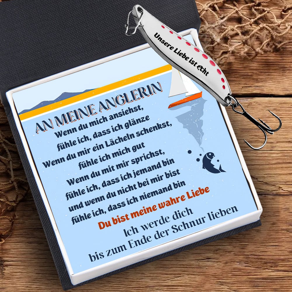 Angeln Löffel Köder Angeln An Meine Anglerin Ich Werde Dich Bis