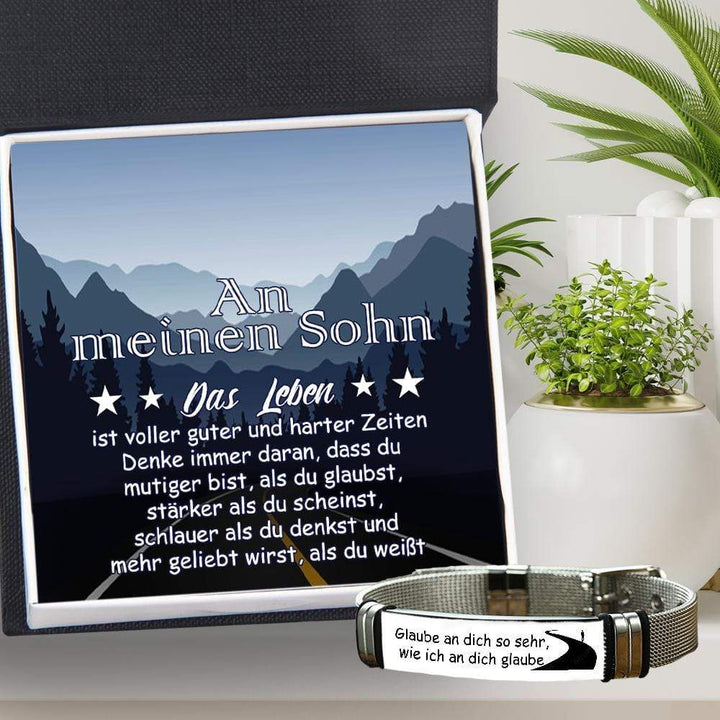 Armband - Familie - An Meinen Sohn - Glaube An Dich So Sehr - Degbe16002