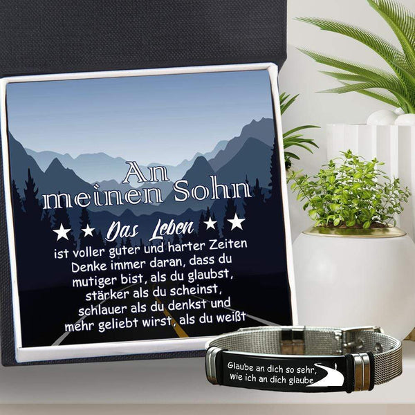 Armband - Familie - An Meinen Sohn - Glaube An Dich So Sehr - Degbe16002