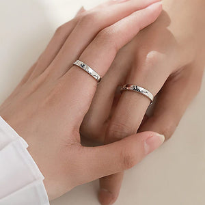 Bergsee Paar Versprechen Ring - Größenverstellbarer Ring - Familie - An Meine Freundin - Ich Will Bei Allem Dein Letzter Sein - Degrlj13006