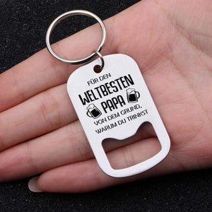 Bieröffner Schlüsselanhänger - Familie - Für Den Weltbesten Papa - Degkl18001