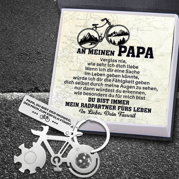 Fahrrad Multitool Reparatur Schlüsselanhänger - Fahrrad - An Meinen Papa - Vergiss Nie, Wie Sehr Ich Dich Liebe - Degkzn18002