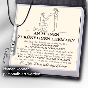 Familienname Perlenkette - Familie - An Meinen Zukünftigen Ehemann - Mein Zuhause Gefunden - Deglma24002