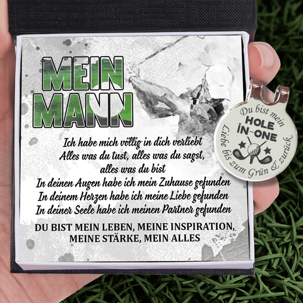 Golfball Marker - Golf - An Mein Mann - Ich Habe Mich Völlig In Dich Verliebt - Degata26004