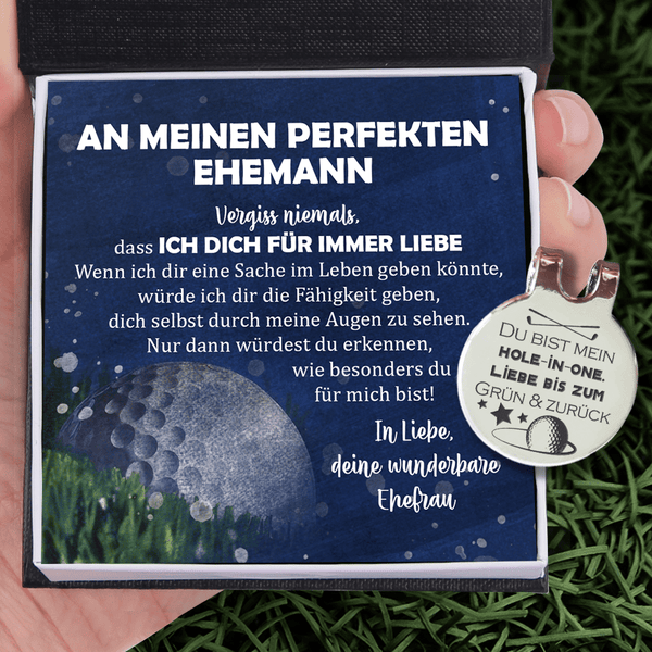 Golfball Marker - Golf - An Meinen Perfekten Ehemann - Vergiss Niemals, Dass Ich Dich Für Immer Liebe - Degata14003