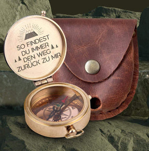 Personalisierter Kompass - Reisen Wandern Camping - Für Mann Frau - Degpb26015