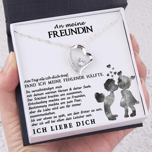 Herz Kette - Familie - An Meine Freundin - Aber Ich Will Bei Allem Dein Letzter Sein - Degnr13001