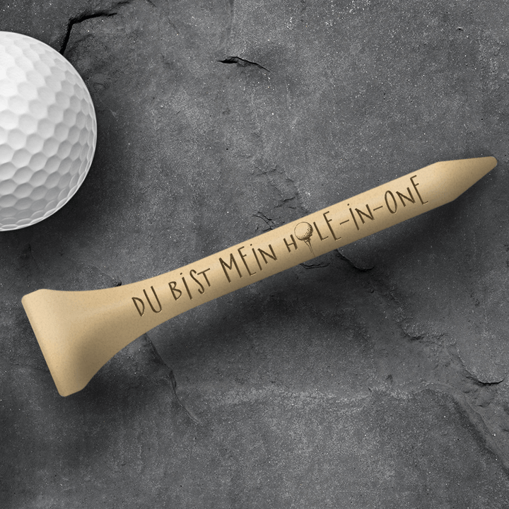 Holz Golf Tee - Golf - An Meinen Mann - Du Bist Mein Hole-in-one - Degah26001