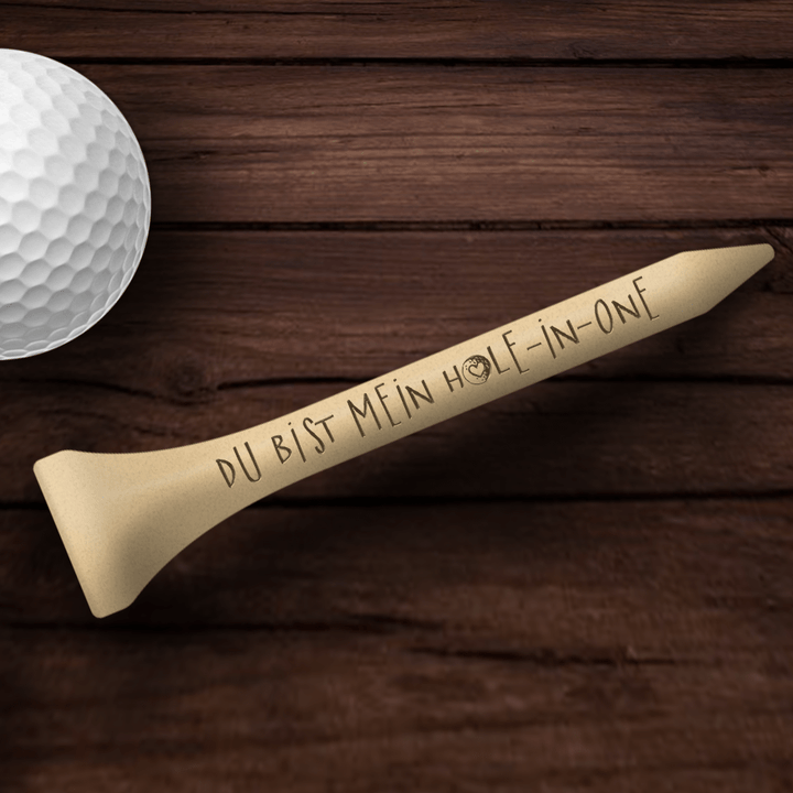 Holz Golf Tee - Golf - An Meinen Mann - Liebe Bis Zum Grün Und Zurück - Degah26002