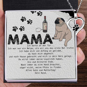 Hunde-Pfote Halsketten - Hund - An Hundemama - Alles Gute zum Muttertag! - Degnzo19002