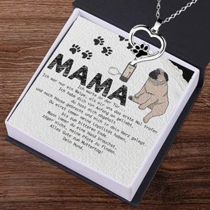 Hunde-Pfote Halsketten - Hund - An Hundemama - Alles Gute zum Muttertag! - Degnzo19002