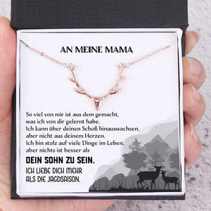 Jäger Halskette - Jagd - An Meine Mama - Ich Liebe Dich Mehr Als Jagdsaison - Degnt19001