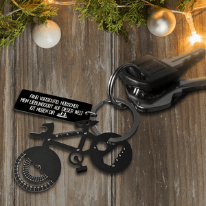 Jet Black Fahrrad-Multi-Tool-Schlüsselanhänger - Fahrrad - An Meinen Mann -  Ich Will Bei Allem Deine Letzte Sein - Degkzo26008