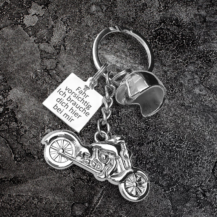 Klassischer Fahrrad Schlüsselanhänger - Biker - An Meine Biker Mama -  Ich Bin So Stolz, Dich MamA Zu Nennen - Degkt19002