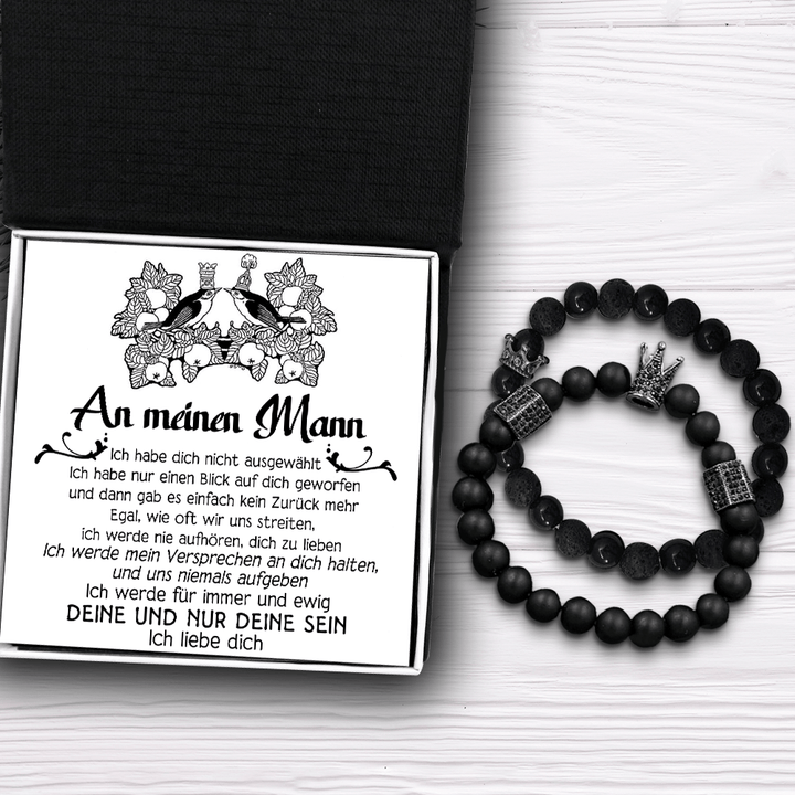 König & Königin Paar Armbänder - Familie - An Mein Mann - Deine Und Nur Deine Sein - Degbae26003