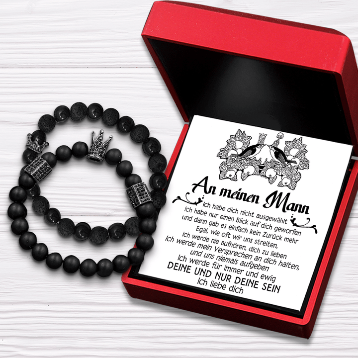 König & Königin Paar Armbänder - Familie - An Mein Mann - Deine Und Nur Deine Sein - Degbae26003