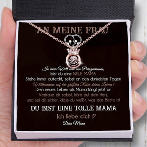 Krone Halskette - Totenkopf - An Meine Frau - Du Bist Eine Tolle Mama - Degnzq15006