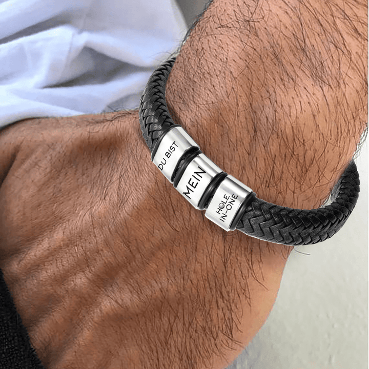 Leder-Armband - Golf - An Meinen Mann - Liebe Bis Zum Grün Und Zurück - Degbzl26005