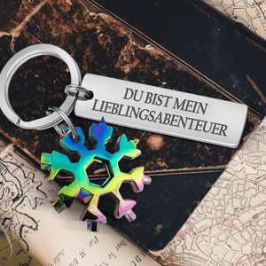 Outdoor Multitool Schlüsselanhänger - Wandern - An Meinen Seelenfreundin - Du Bist Mein Lieblingsabenteuer - Degktb13001