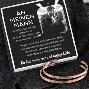 Paar Armbänder - Familie - An Meinen Mann - Du Bist Meine Eine Und Einzige Liebe - Degbt26006