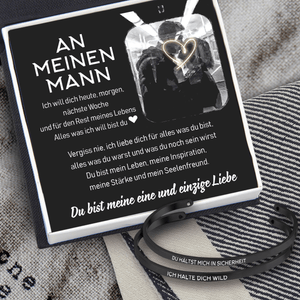 Paar Armbänder - Familie - An Meinen Mann - Du Bist Meine Eine Und Einzige Liebe - Degbt26006