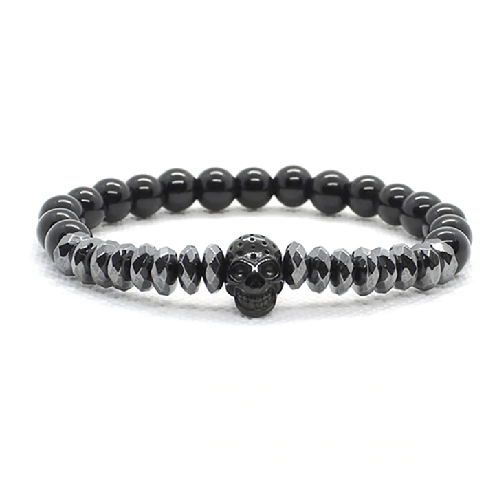 Paar Kronen- und Totenkopf-Armbänder - Totenkopf & Tattoo - An Meine Seelenfreundin - Aber Ich Will Bei Allem Dein Letzter Sein - Degbu26001