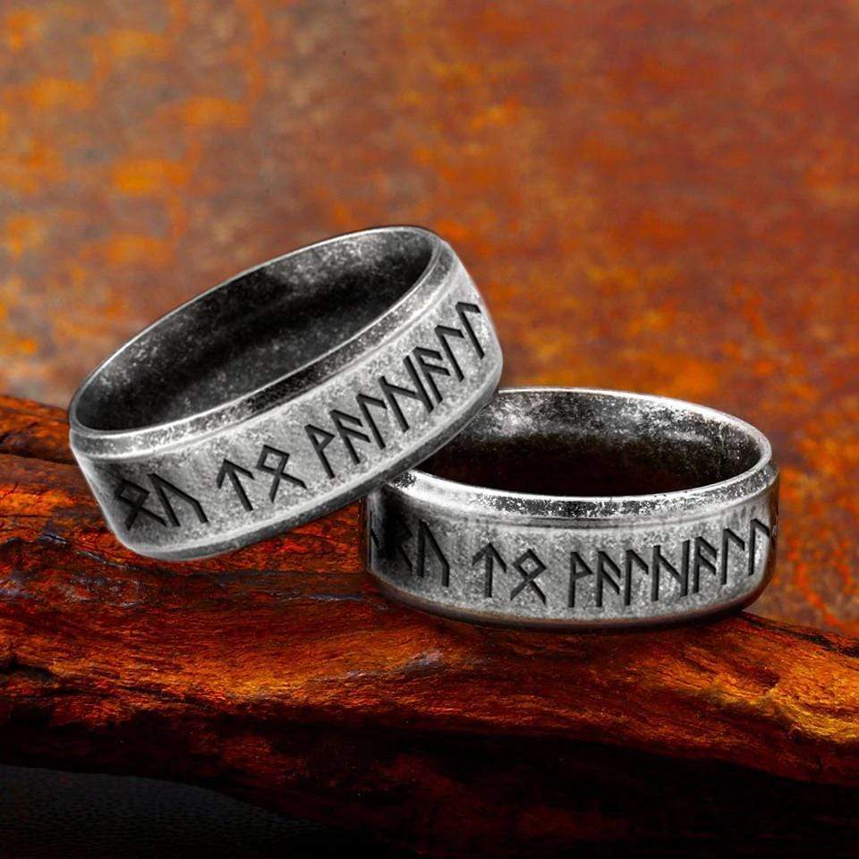 Paar Rune Ring Halsketten - Wikinger - Mein Wikinger-Ehemann - Ich Lie ...