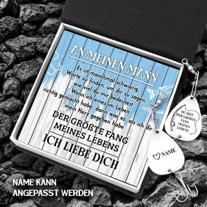 Personalisierter Angelhaken - Angeln - An Meinen Mann - Wie Viel Du Mir Bedeutest  - Degfa26012