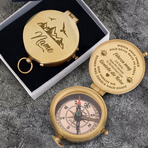 Personalisierter Kompass - Familie - Für Sohn Tochter Enkelin Enkel - Degpb16004