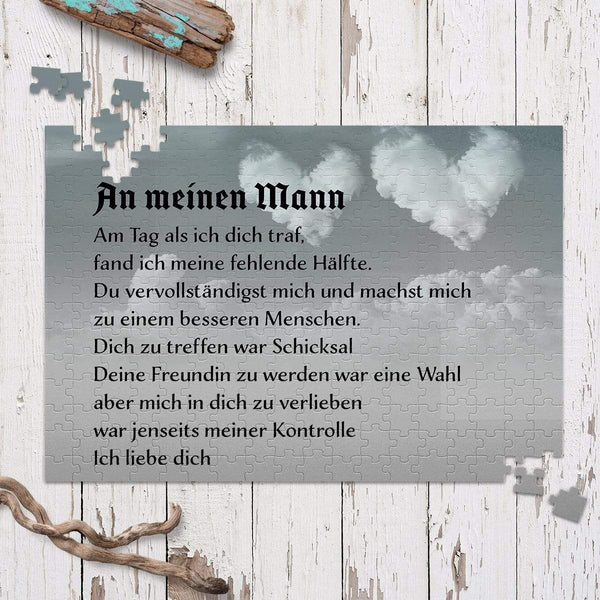 Puzzle 252 Teile - Familie - An Meinen Mann - Am Tag Als Ich Dich Traf - Depza26001