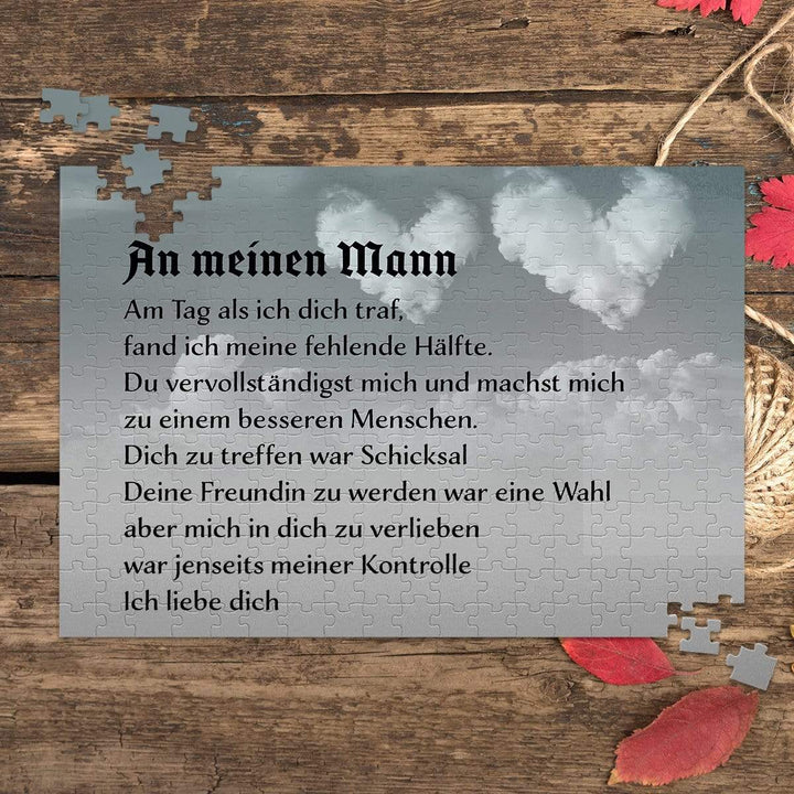 Puzzle 252 Teile - Familie - An Meinen Mann - Am Tag Als Ich Dich Traf - Depza26001