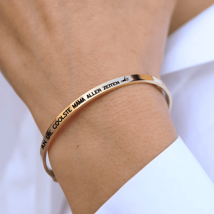 Schädel-Armband - Schädel - An Die Coolste Mama Aller Zeiten - Ich Liebe Dich! - Degbzf19003