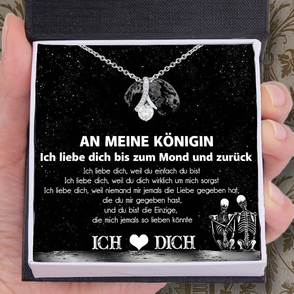 Verführerische Schönheit Halskette - Schädel - An Meine Königin - Du Bist Die Einzige - Desnb13005